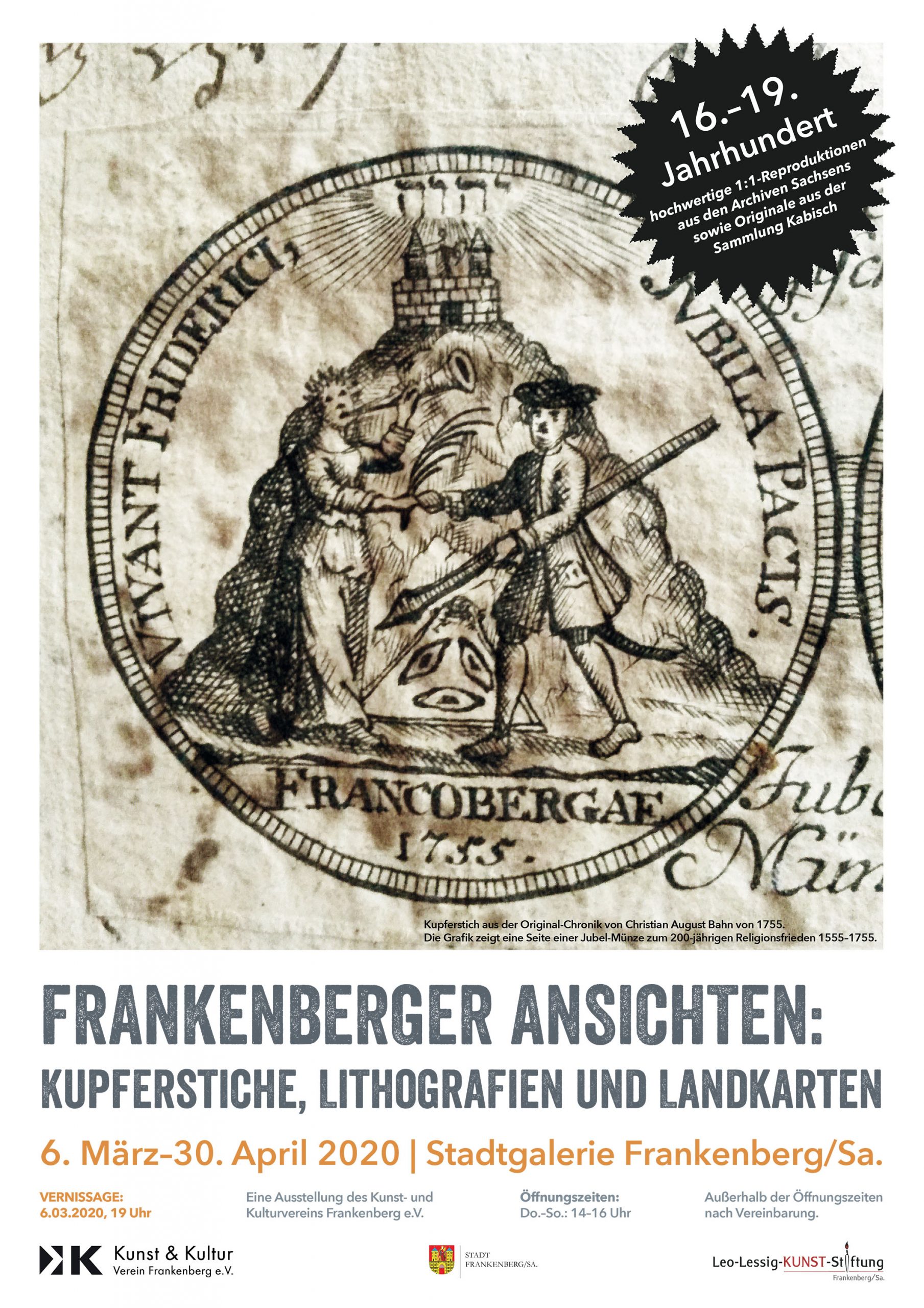 Frankenberger Ansichten: Kupferstiche, Lithografien und Landkarten aus dem 16.–19. Jahrhundert